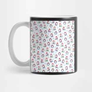 Cute Winter Penguin Pattern Mug